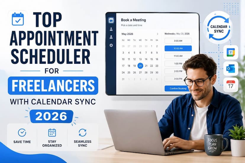 Top Appointment Scheduler for Freelancers with Calendar Sync 2026