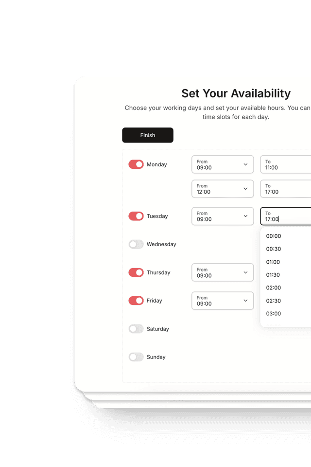 Create schedule illustration